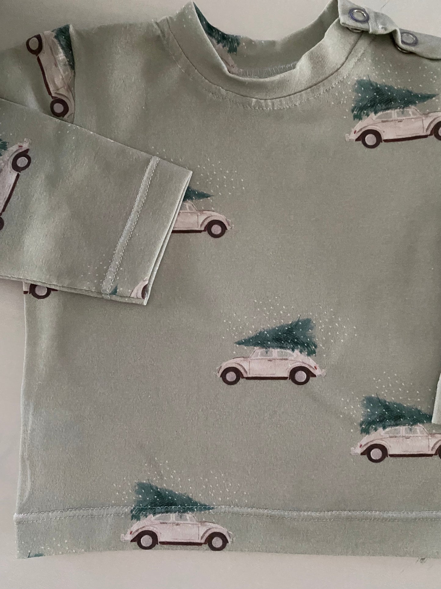 Longsleeve Auto met Kerstboom (Sale)