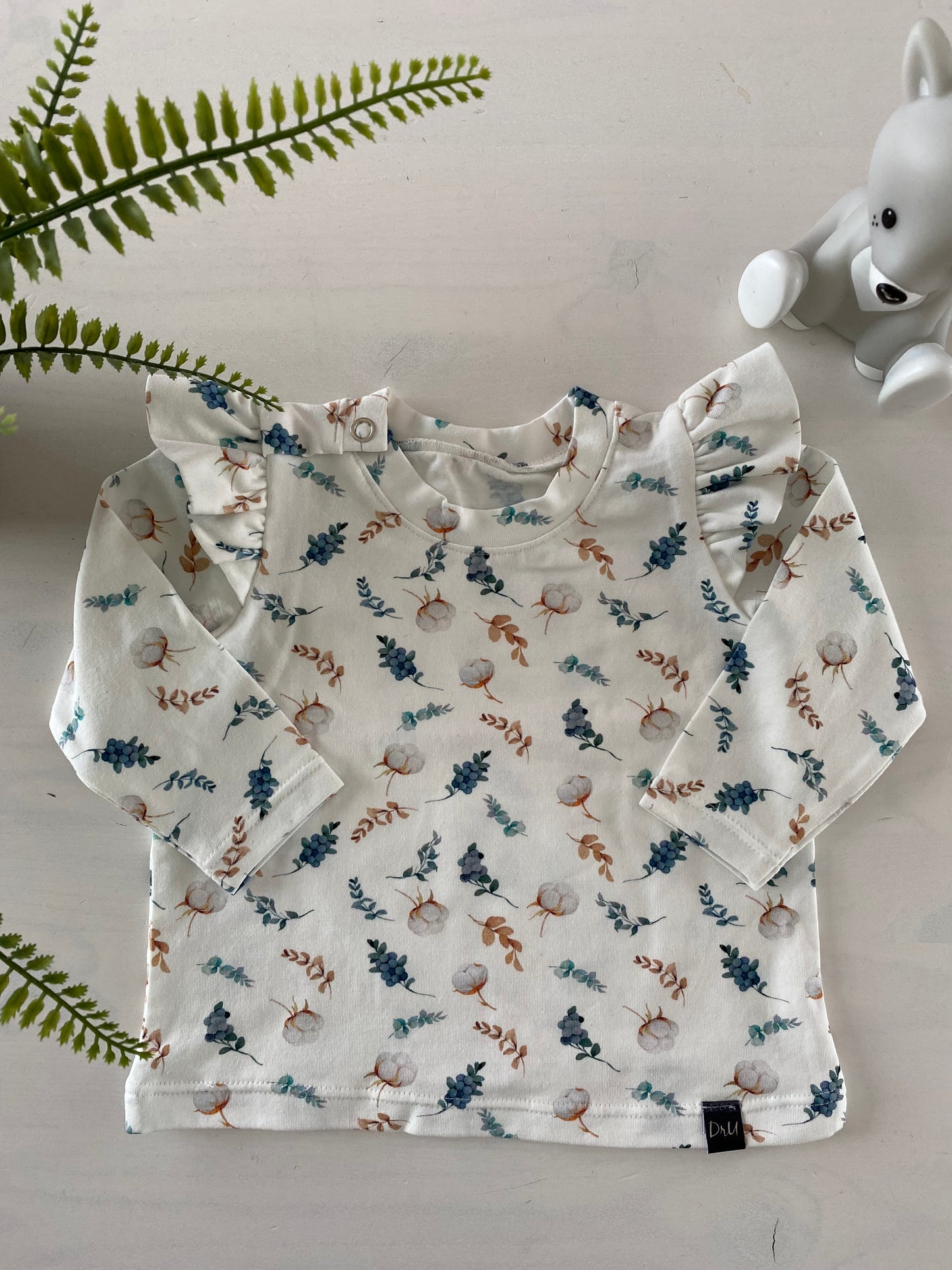 Ruffle long sleeve Cotton plant (SALE)