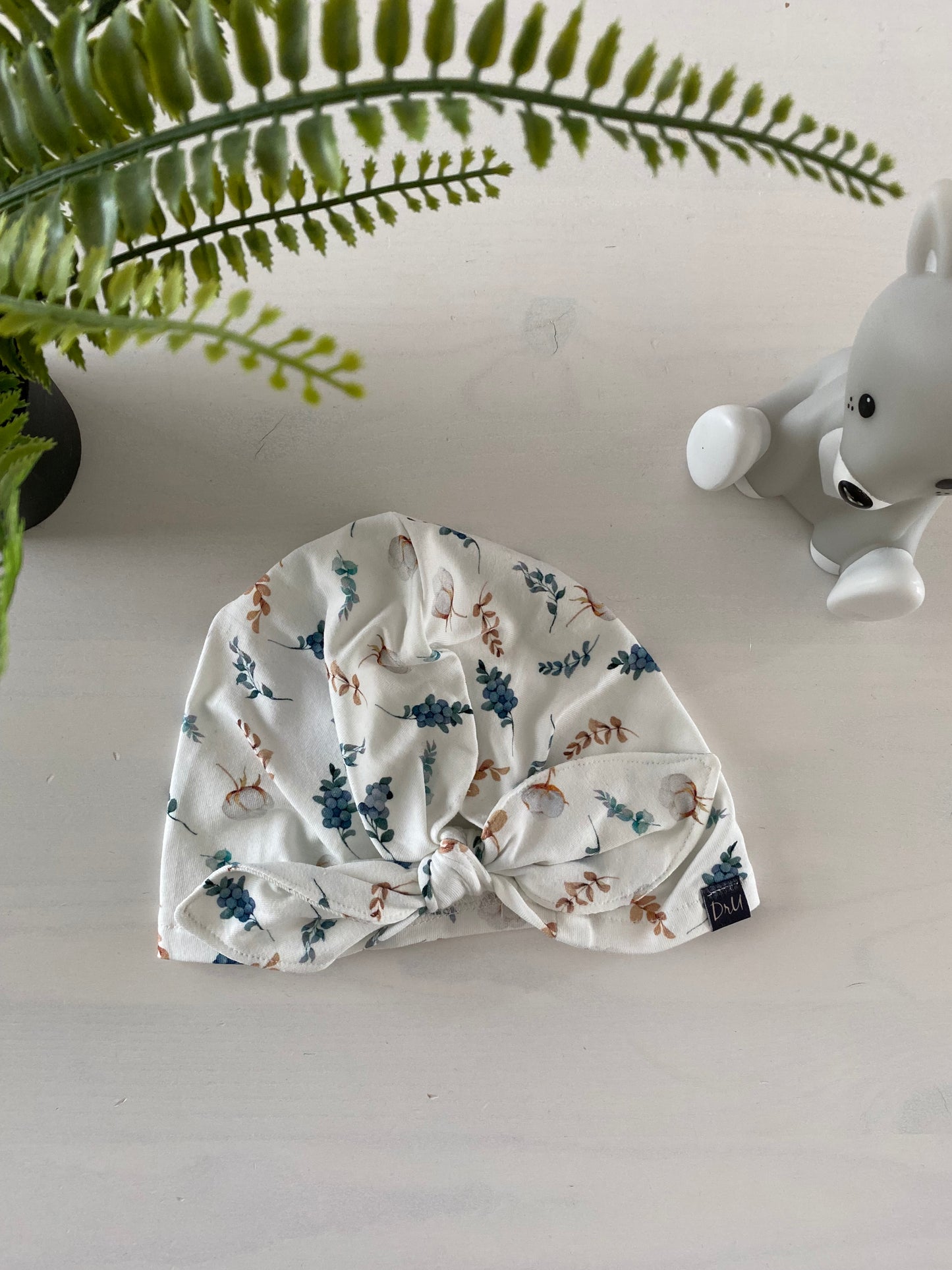 Tulband met strik Katoenplant (SALE)