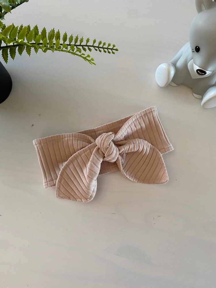 Rib Haarbandje licht roze