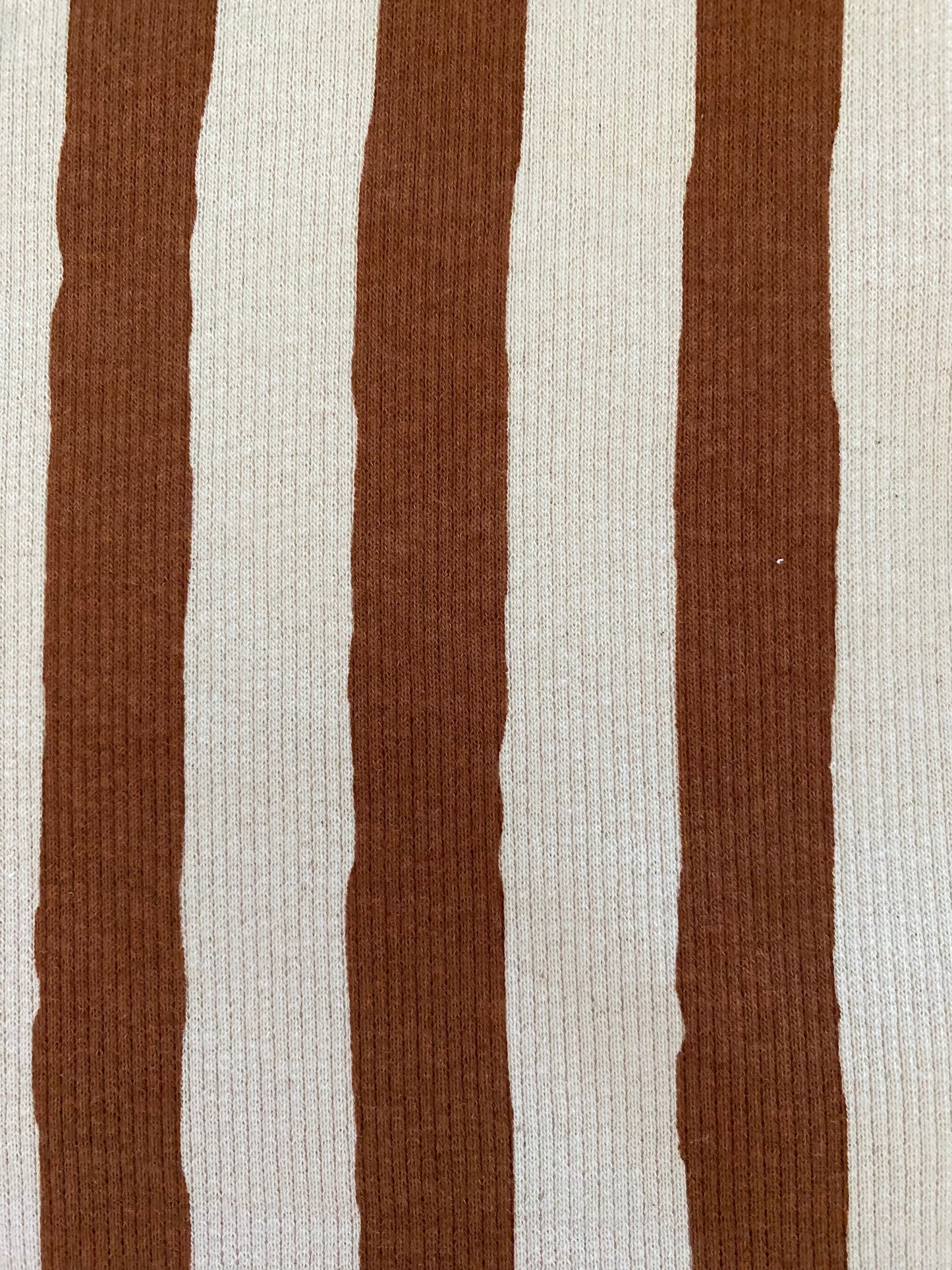 T-shirt ribstof strepen