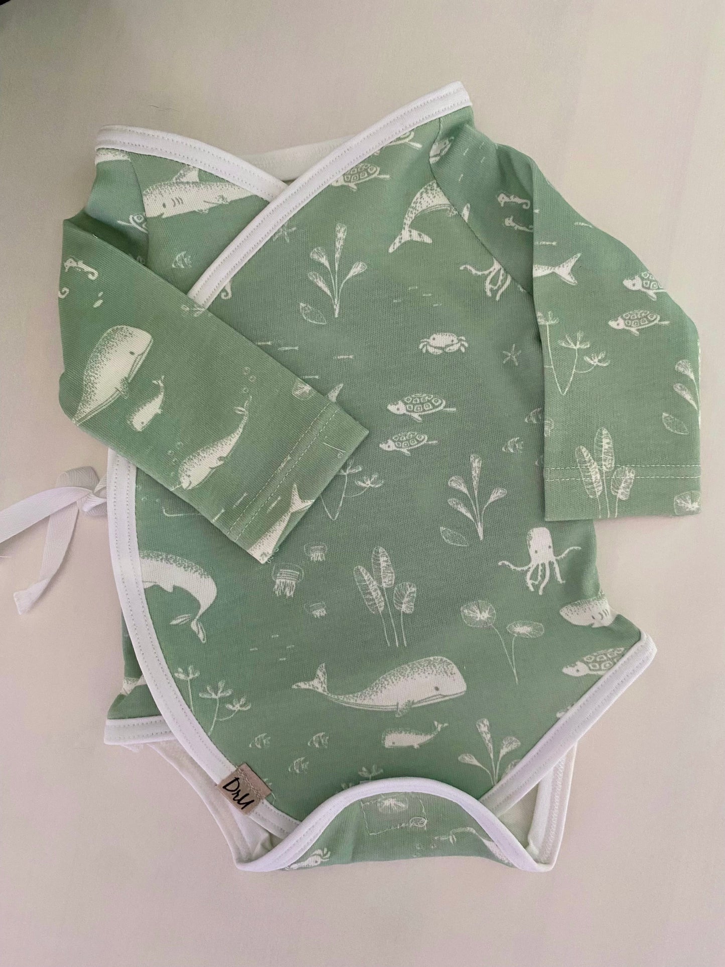 Prematuren overslag rompertje Sealife, maatje 44
