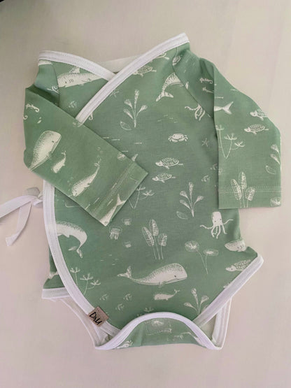 Prematuren overslag rompertje Sealife, maatje 44