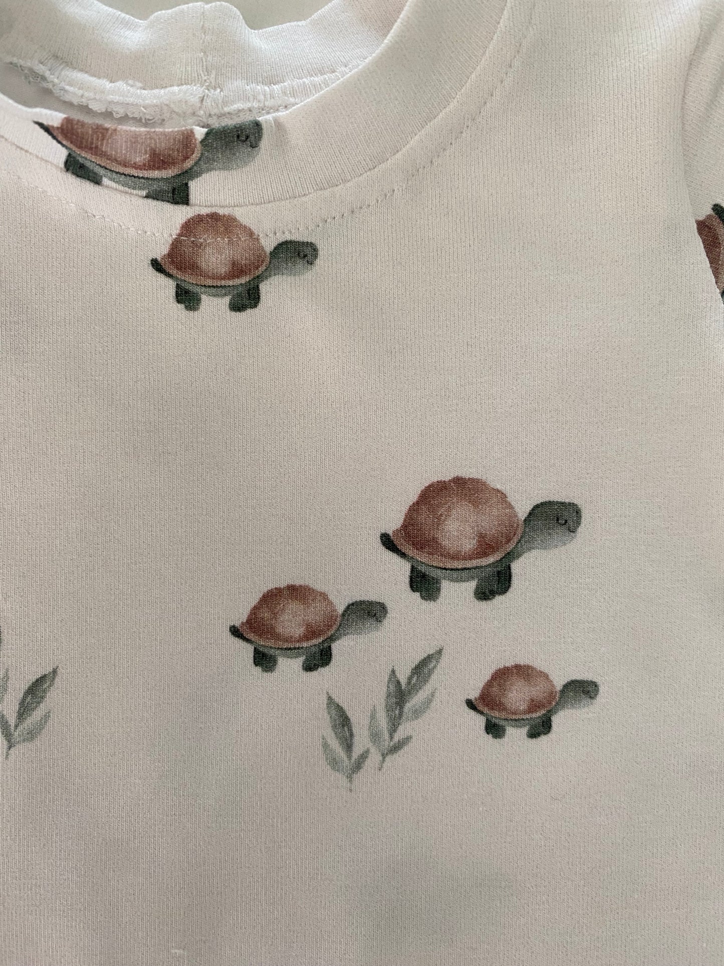Tuinbroek setje Schildpadjes