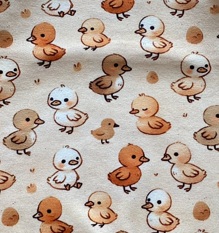 Setje tuinbroekje kuikentjes