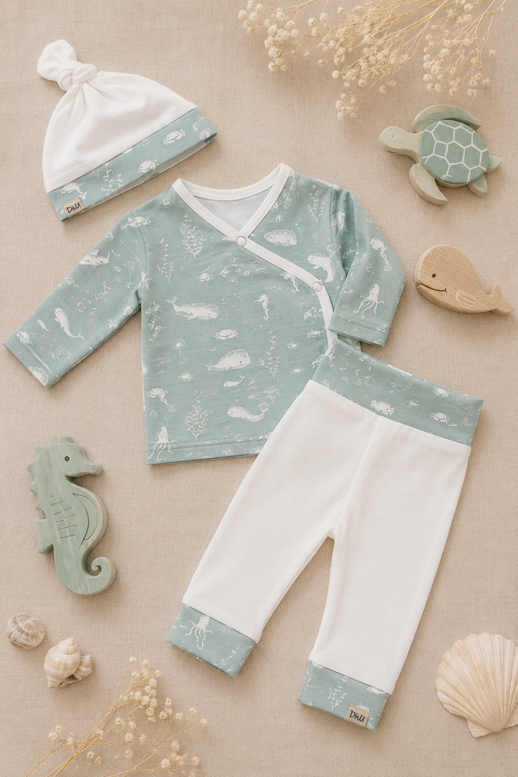 Overslag shirtje Sealife