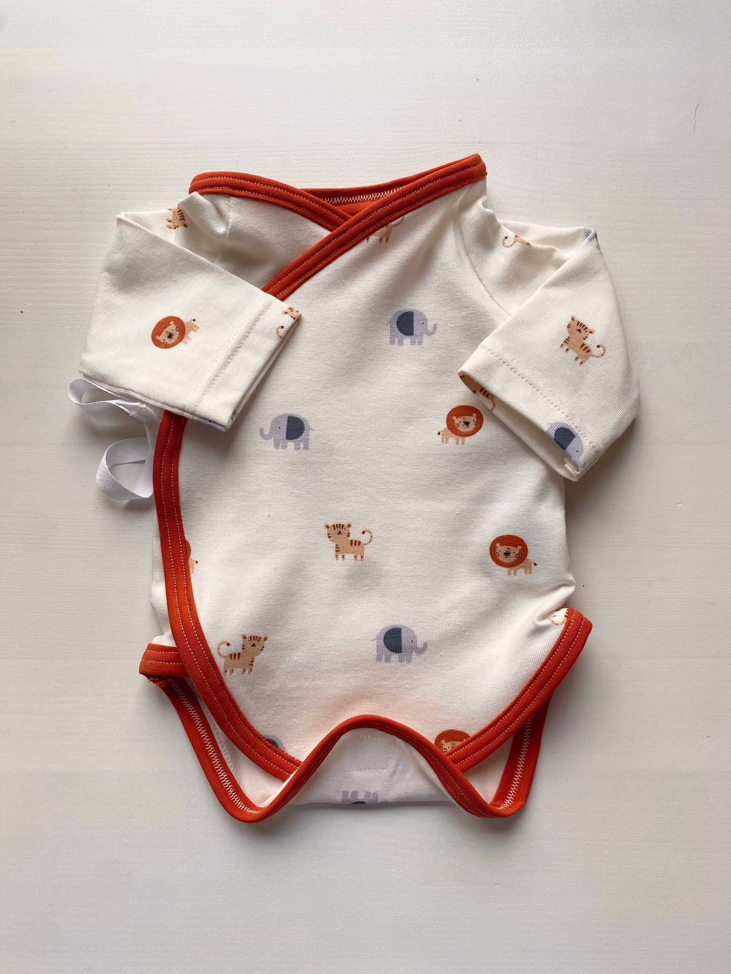 Prematuren Overslag romper Safari, maat 44