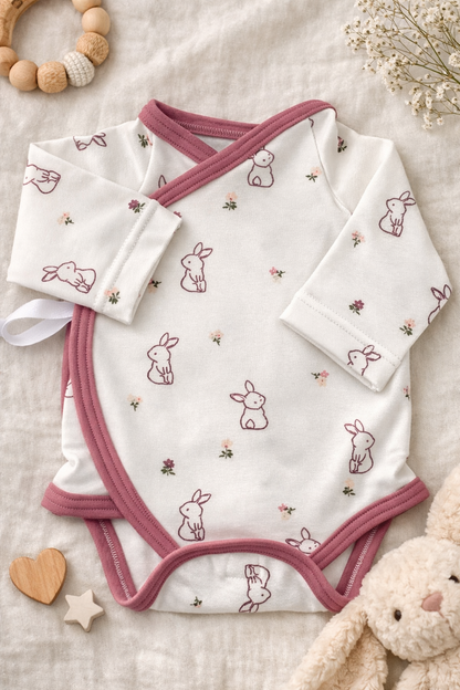 Prematuren Overslag rompertje Konijntjes, maat 44