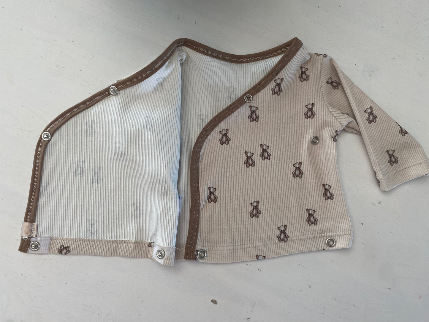 Overslag shirtje Teddybeertjes