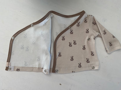 Overslag shirtje Teddybeertjes