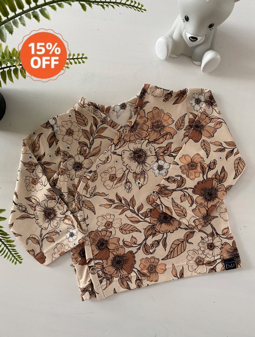 Chemise portefeuille Fleurs