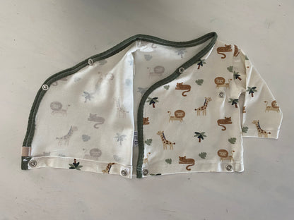 Overslag shirtje safari