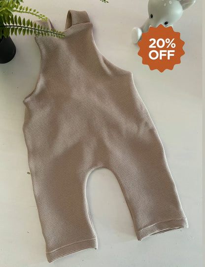 Tuinbroekje Rib Sand (Sale)