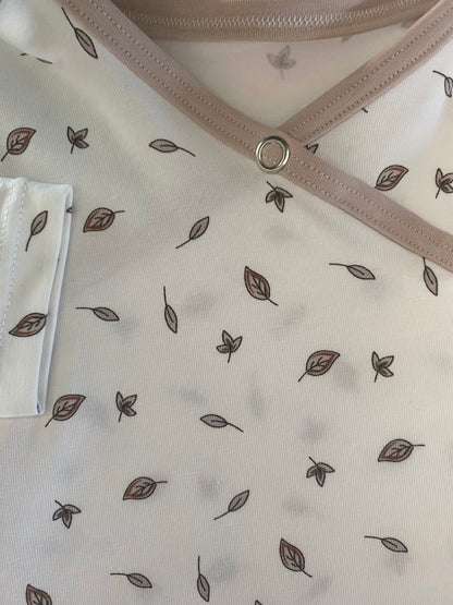 Overslag shirtje Blaadjes