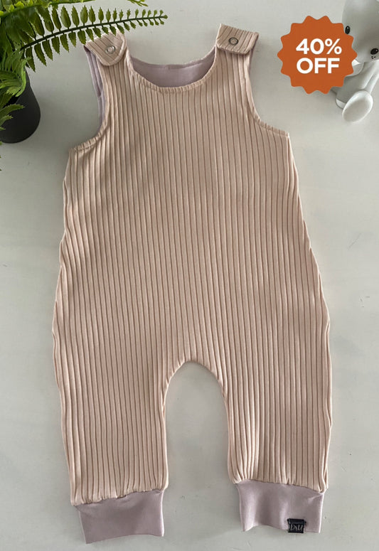 Dungarees Rib old pink