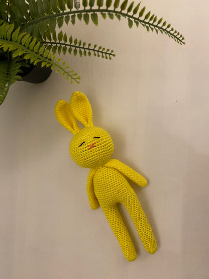 Knuffel Konijntje Geel
