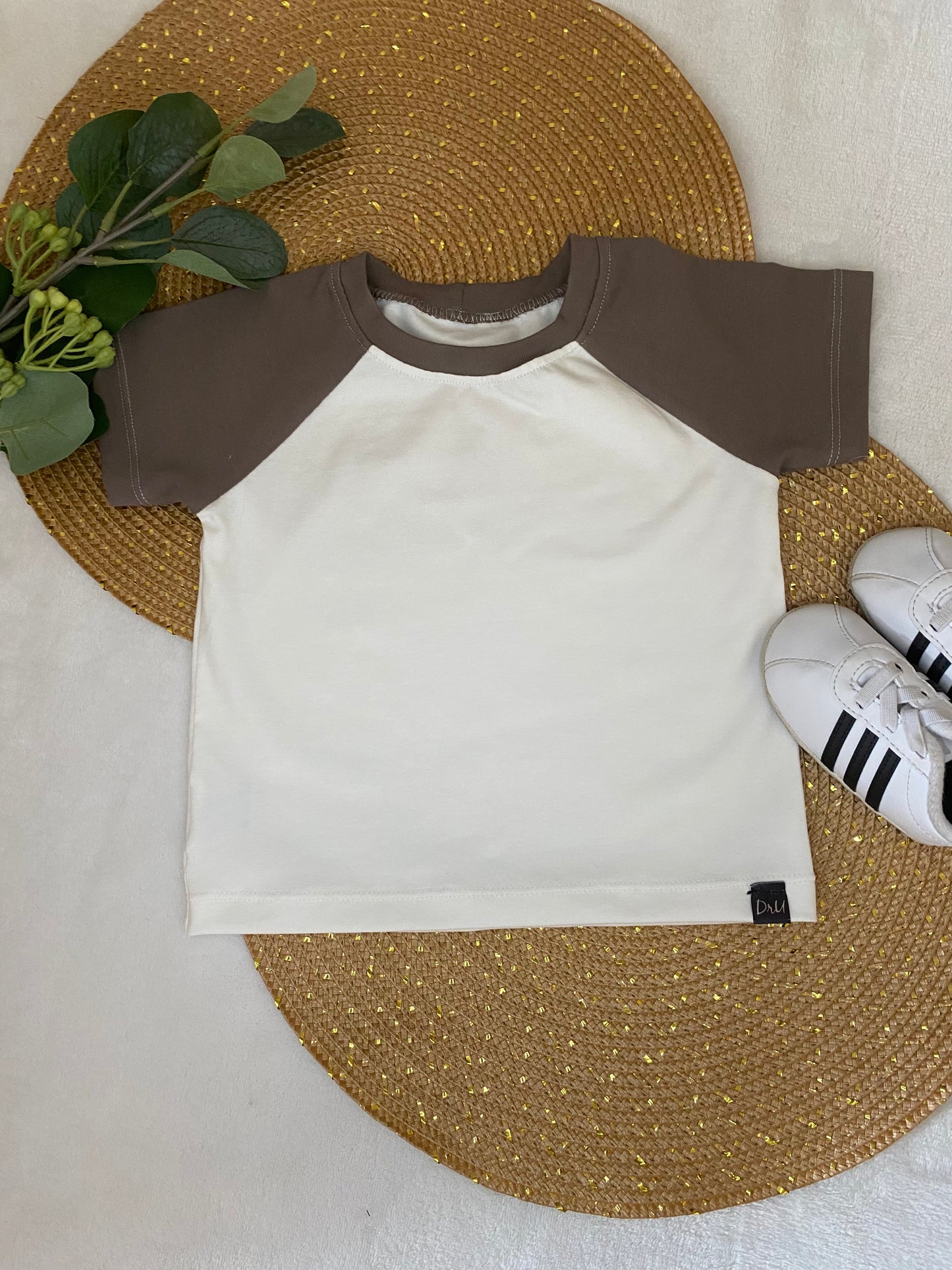 T-shirt Baseball taupe