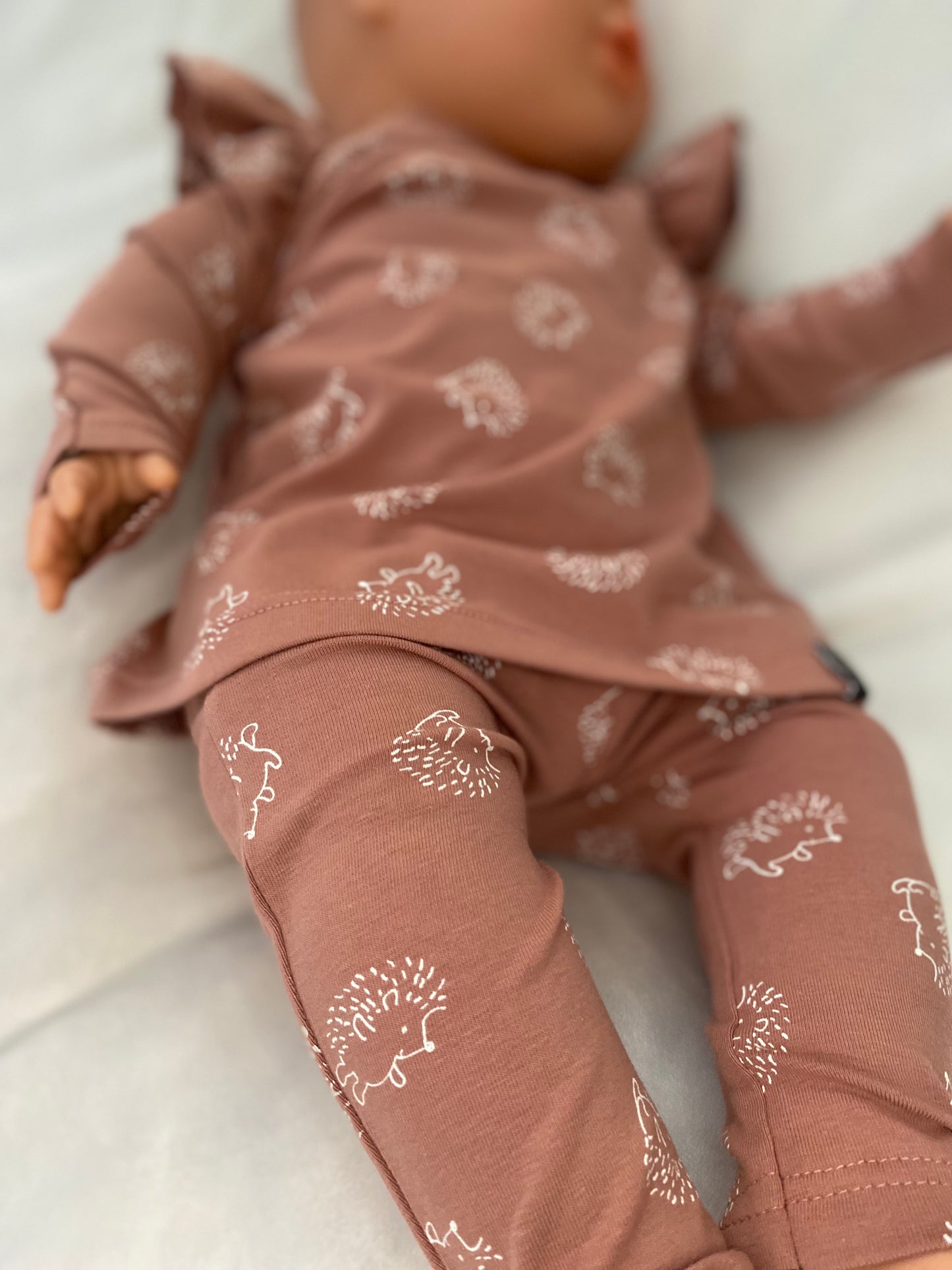 Newborn Legging Pink Hedgehogs (SALE)