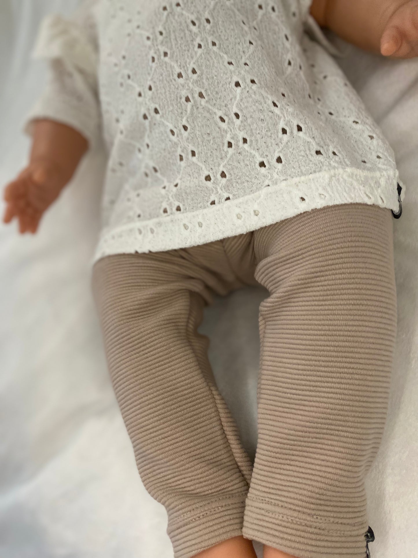 Legging rib sand