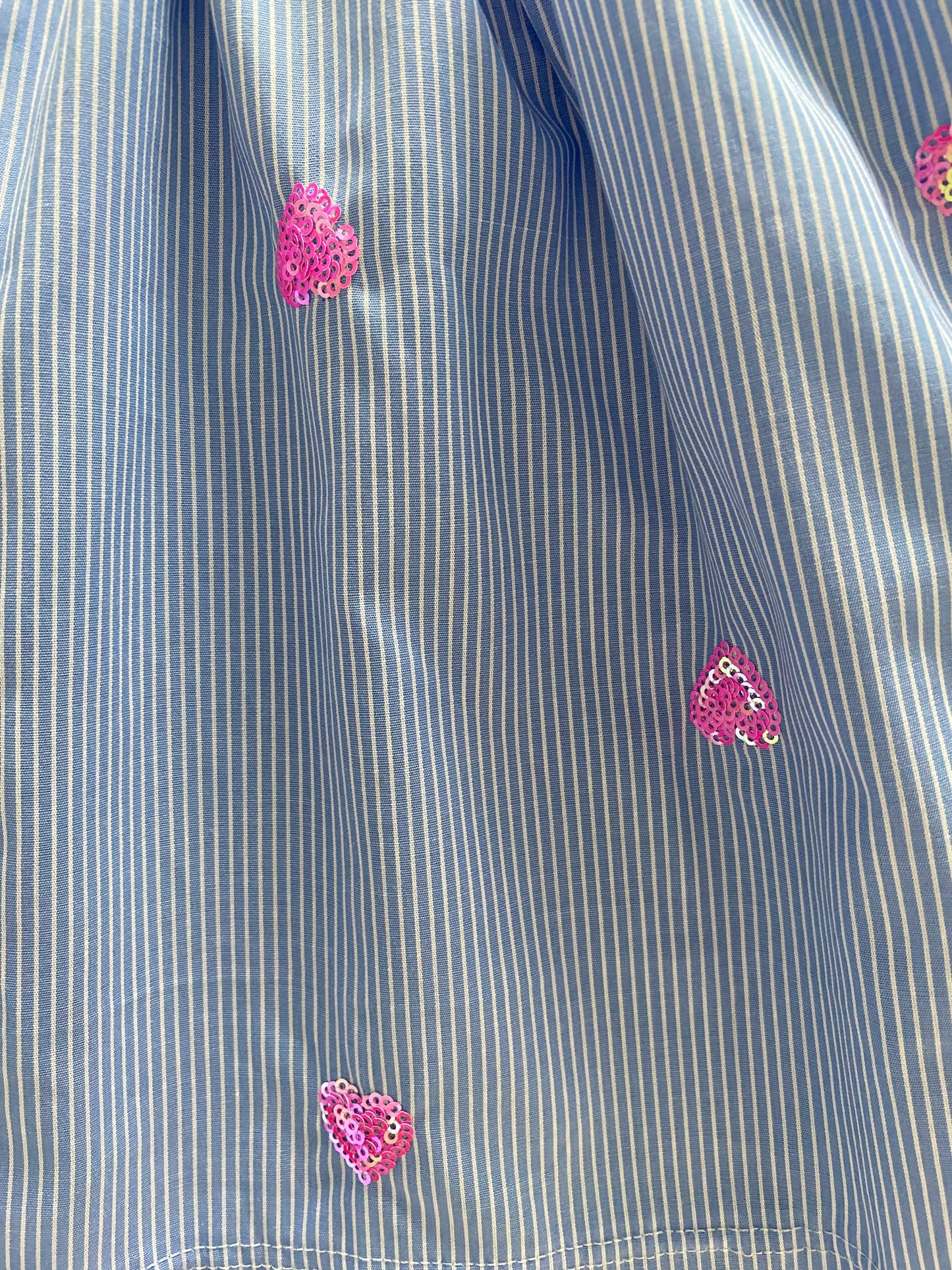 Ruffle jurkje roze hartjes