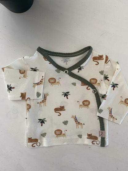 Overslag shirtje safari