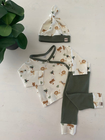 Overslag shirtje safari