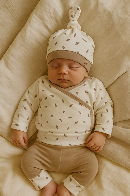 Newborn broekje Blaadjes