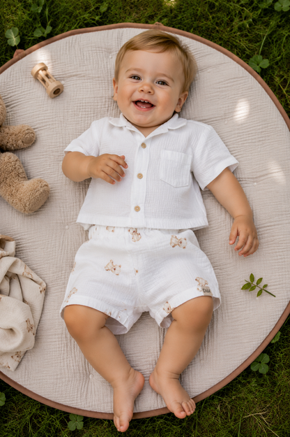 Hydrofiel shortje Teddybeertjes