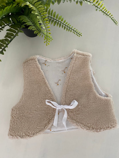 Teddy Gilet Gansjes
