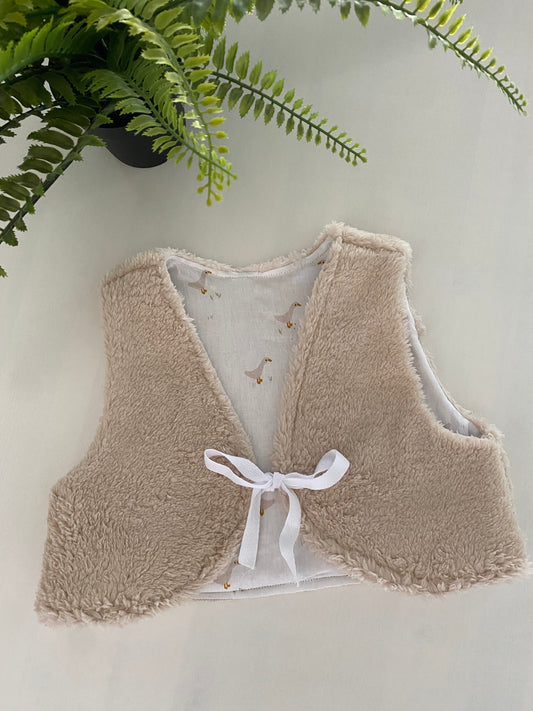 Teddy Gilet Gansjes