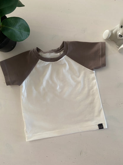 T-shirt Baseball taupe