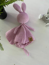 Load image into Gallery viewer, Cuddle cloth Rabbit with pacifier cord Soft Pink
