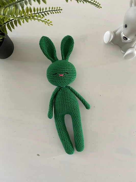 Lapin câlin vert