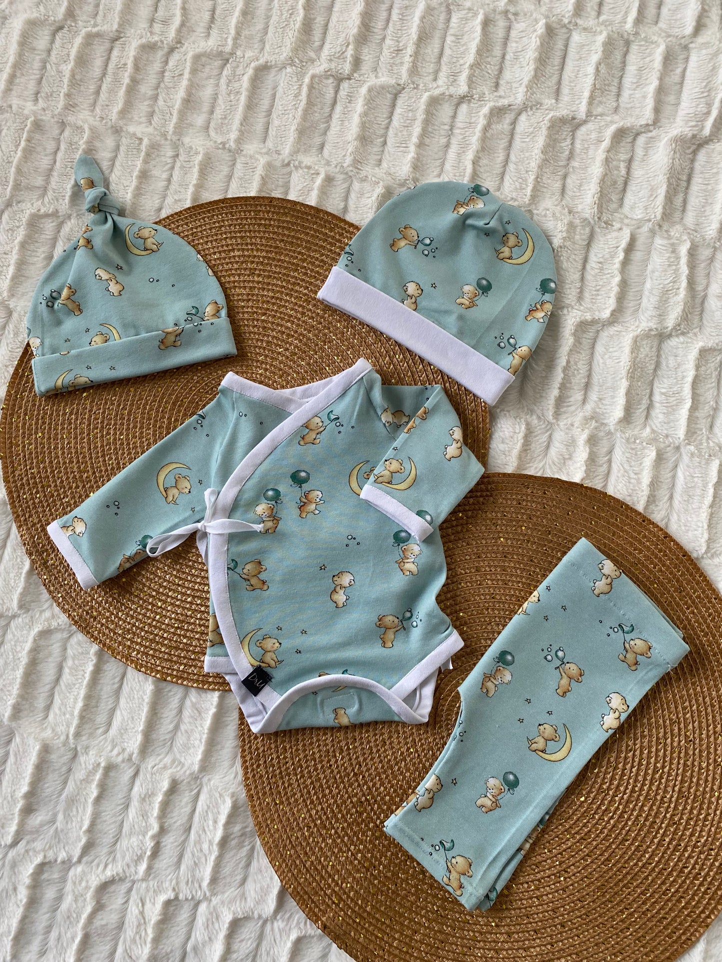 Newborn leggings Bears, size 48