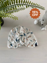 Load image into Gallery viewer, Turban with bow Cotton plant (SALE)
