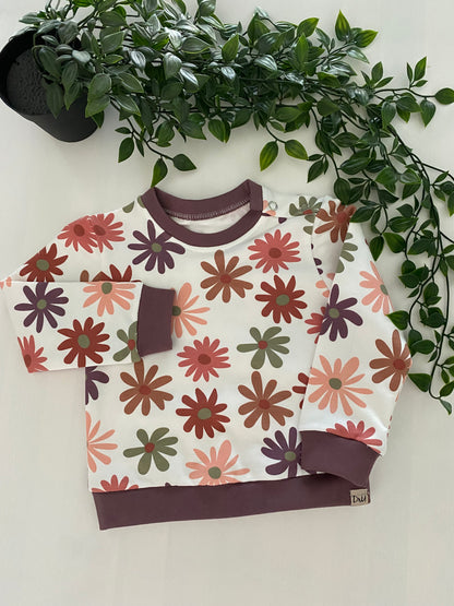 Sweater Kleurijke Madeliefjes