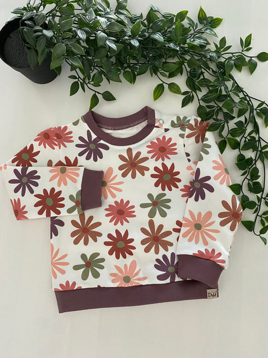 Sweater Kleurijke Madeliefjes