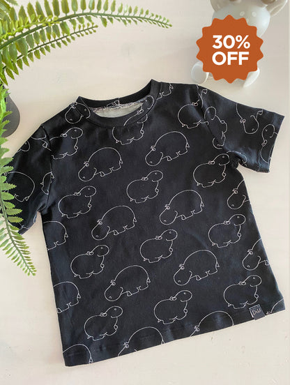 t-shirt Hippopotames