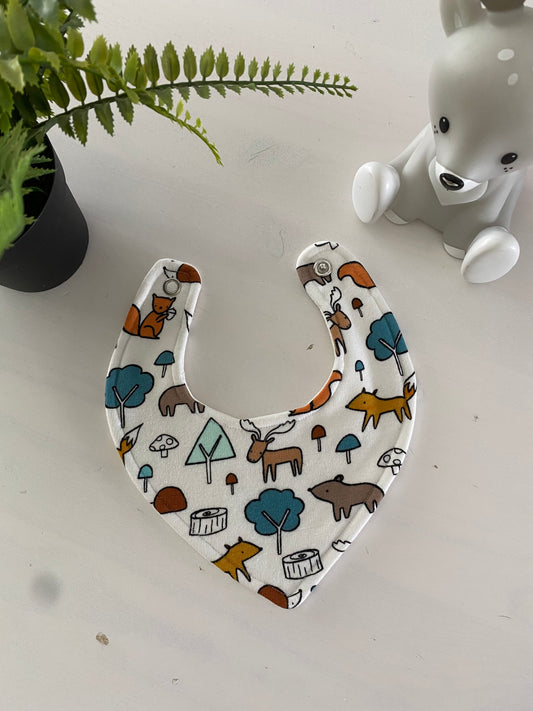 Drool bib Woodland animals