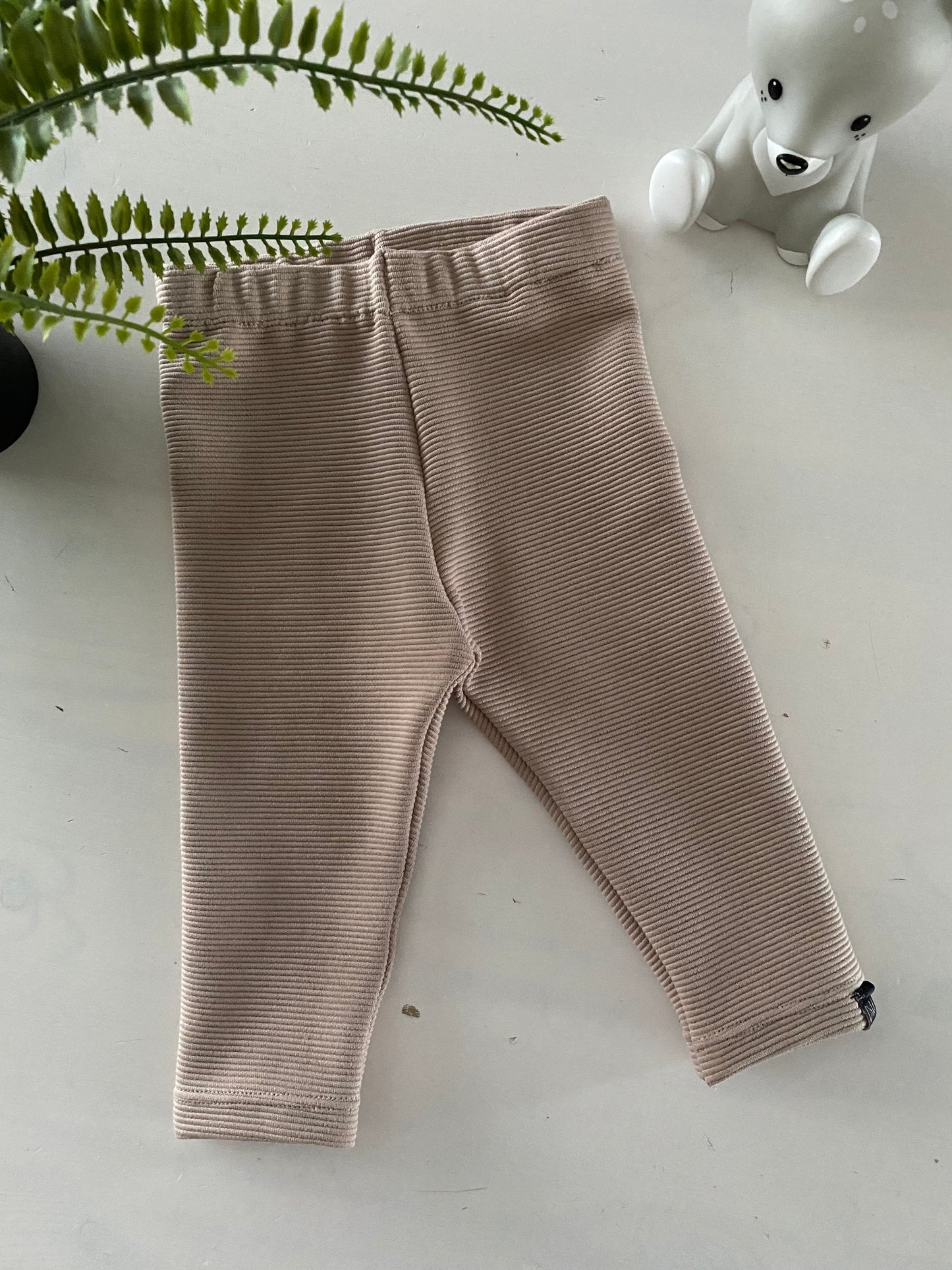 Legging rib sand