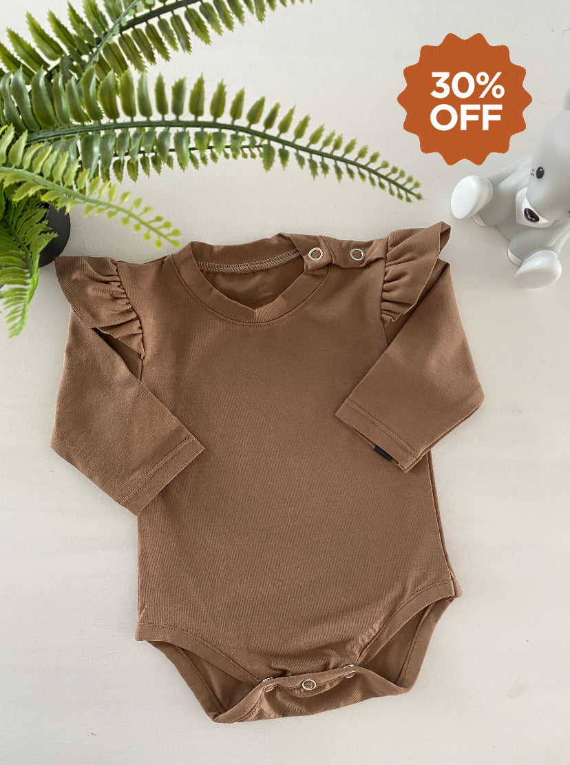 Ruffle Body (brown) (SALE)