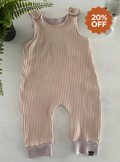 Dungarees Rib old pink