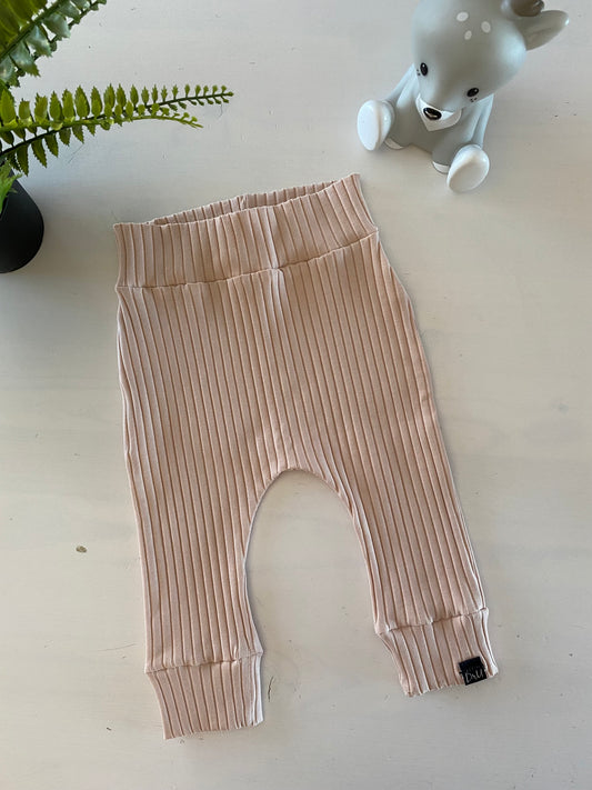 Newborn pants Rib old light pink