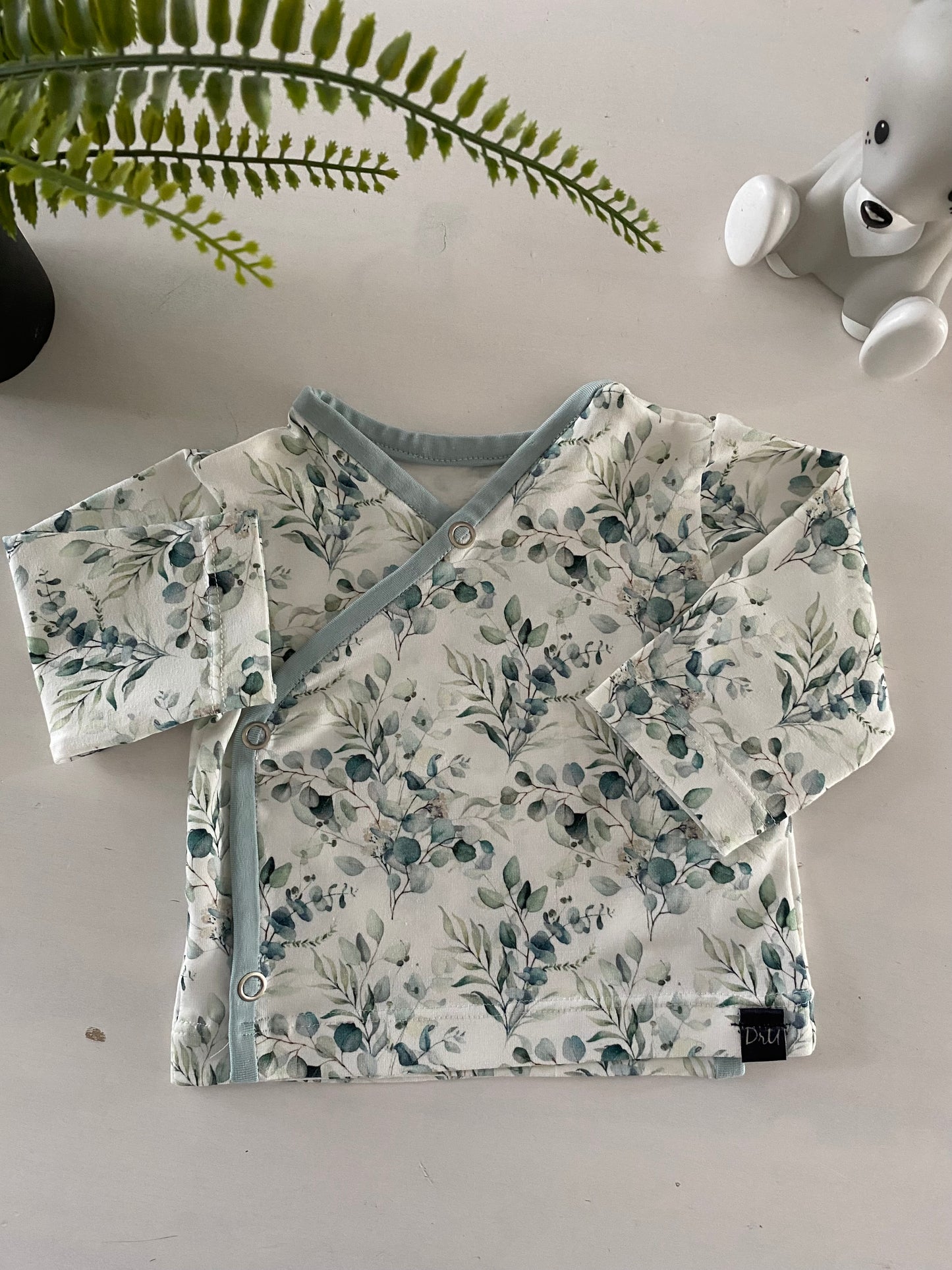 Wrap shirt Eucalyptus