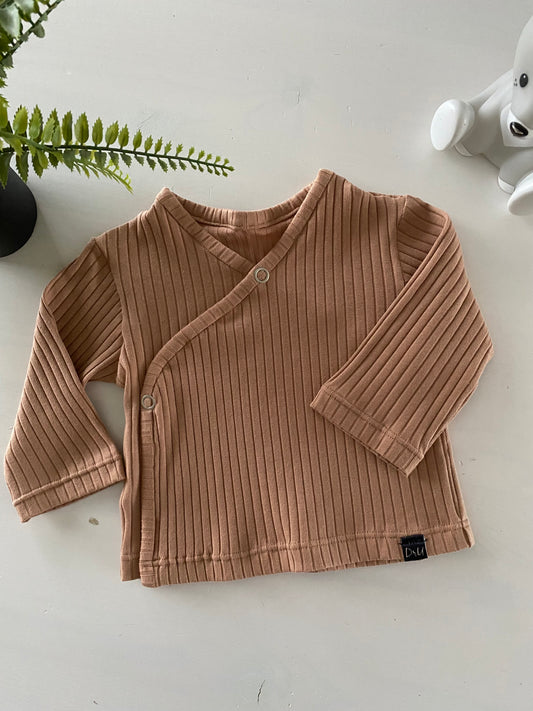 Overslag shirtje Rib Almond