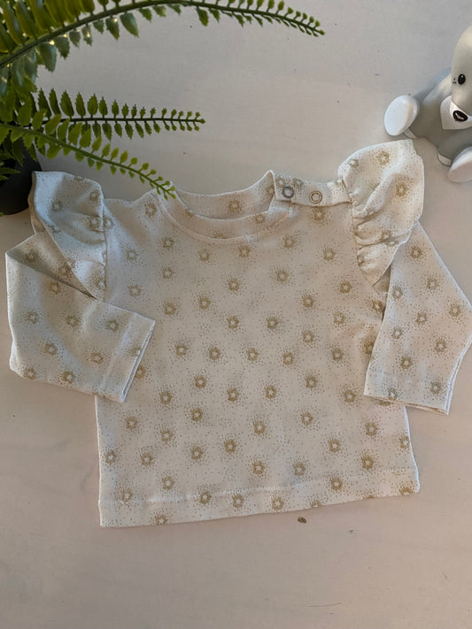 Longsleeve Ruffle Sparkle Stars