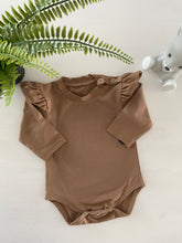 Load image into Gallery viewer, Ruffle Body (brown) (SALE)

