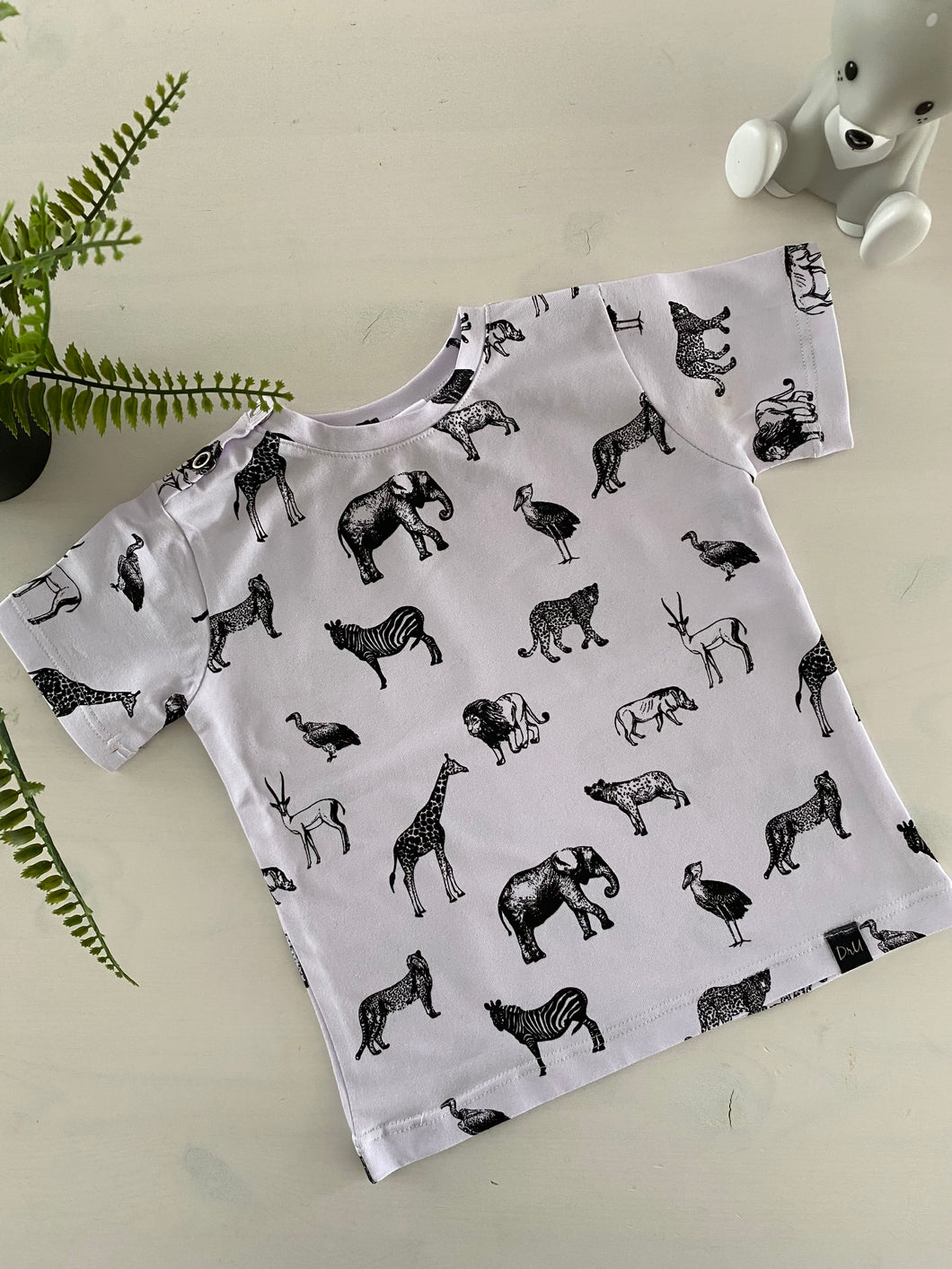 Safari t-shirt (blanc)