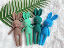 Load image into Gallery viewer, Cuddly toy Bunny dark green
