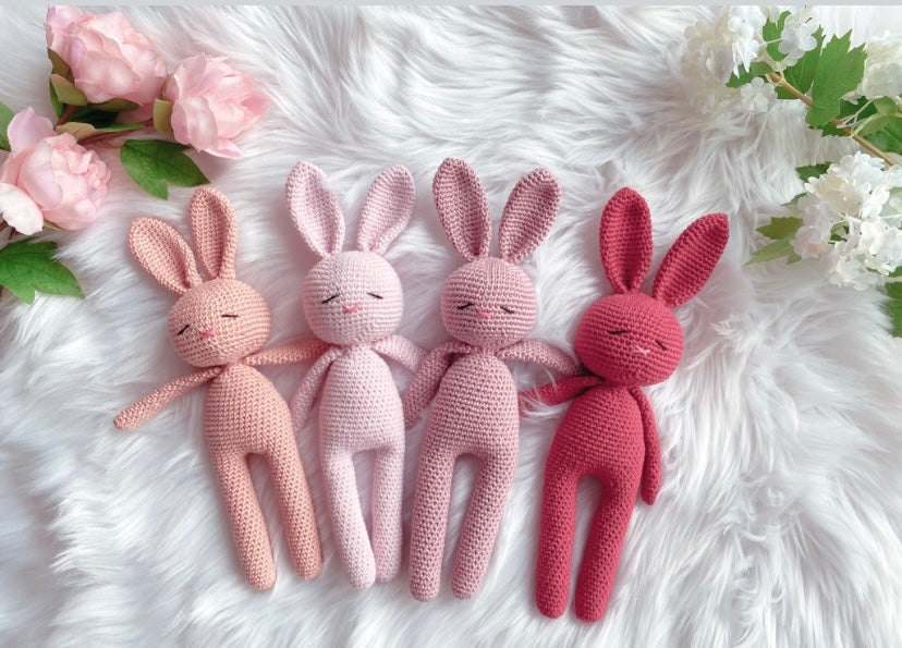 Cuddly Bunny Salmon Pink